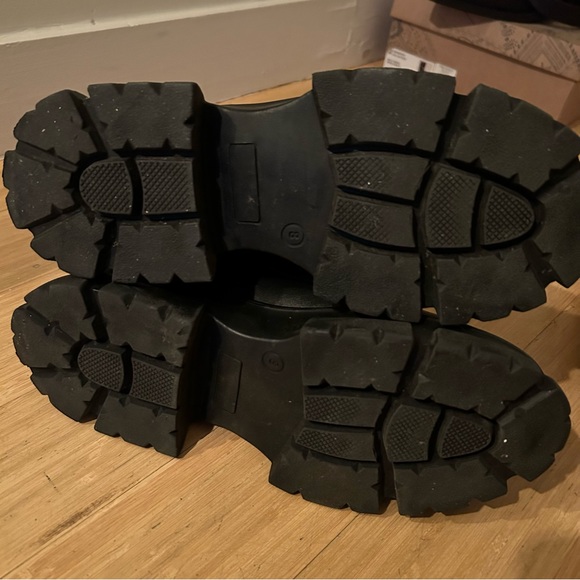 Aqua chunky zip top boots - Picture 8 of 9